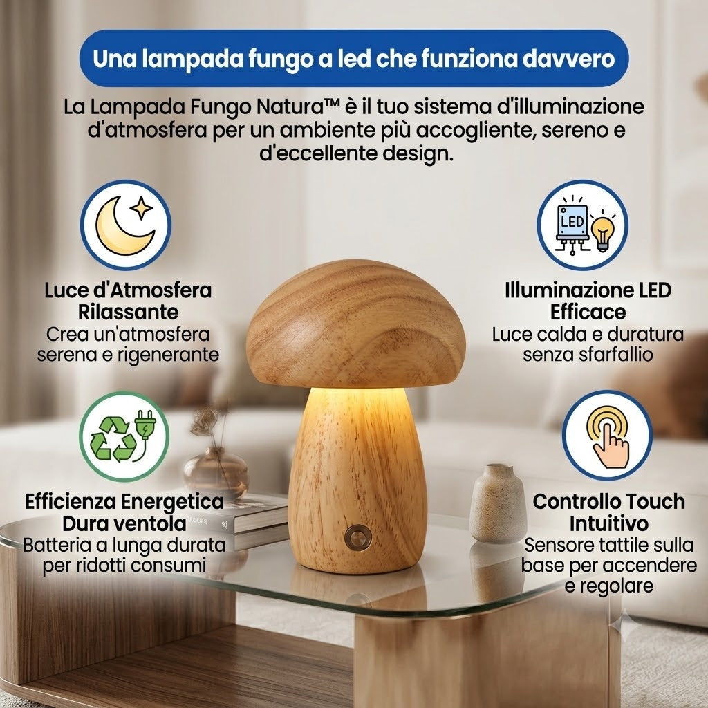 fungilight lampada fungo mini